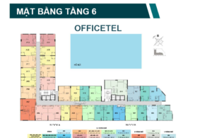 mặt bằng tầng 6