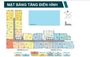 mặt bằng tầng điển hình