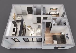 thiết kế căn hộ Safira