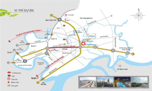 Vị trí căn hộ Safira Khang Điền