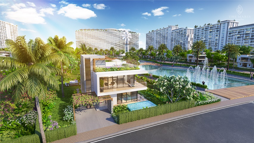 Phối cảnh biệt thự The Maris