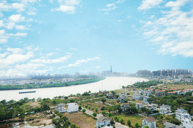 View thực tế dự án Thủ Thiêm Dragon