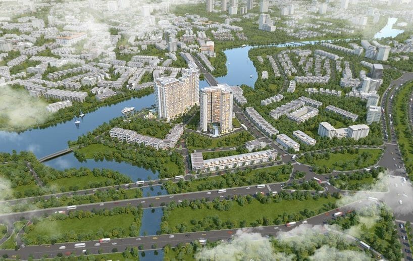 Hướng view căn hộ Precia Quận 2 21 Phối cảnh Căn hộ Precia Quận 2